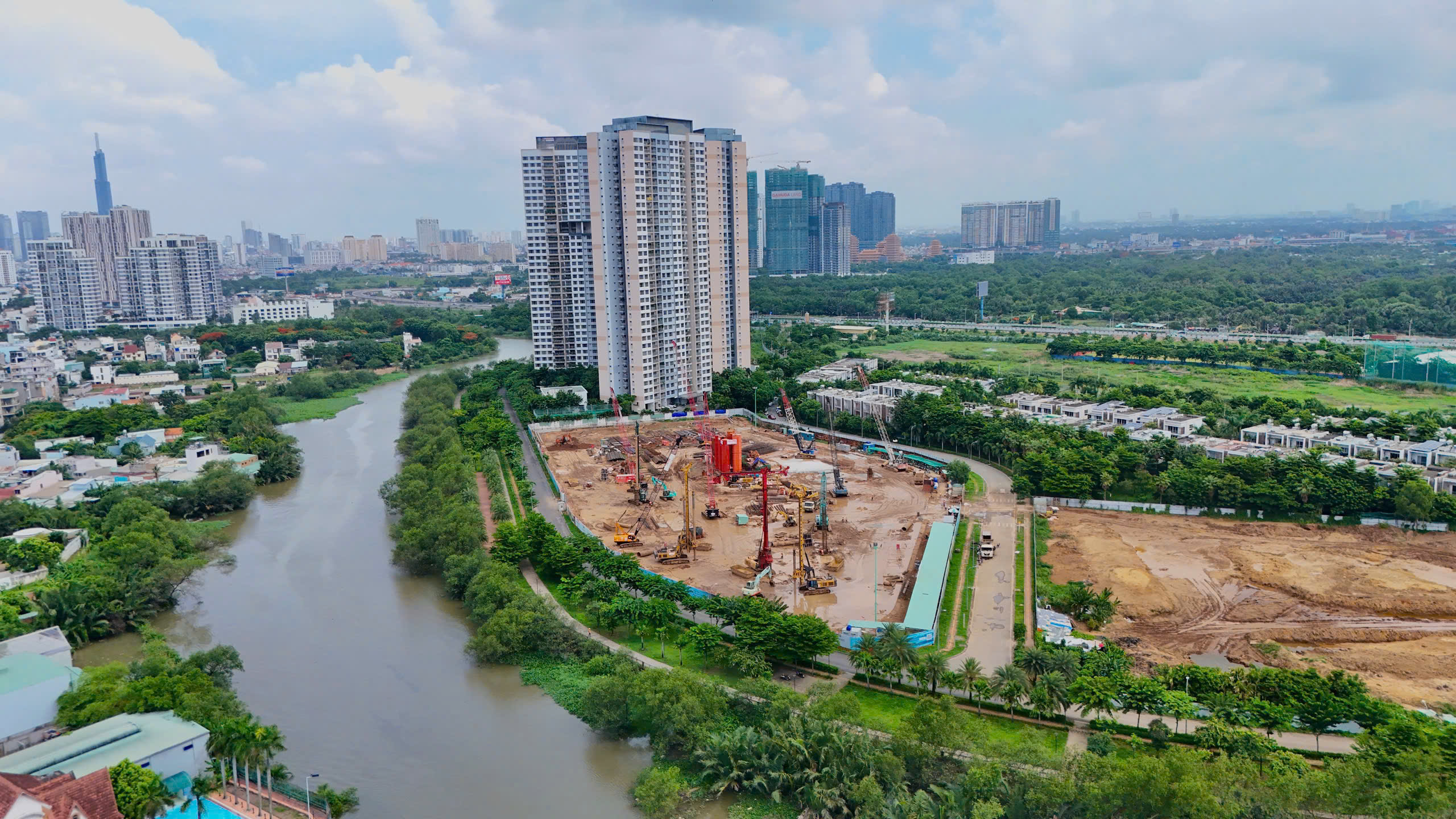 Tiến độ Palm City thực tế 1