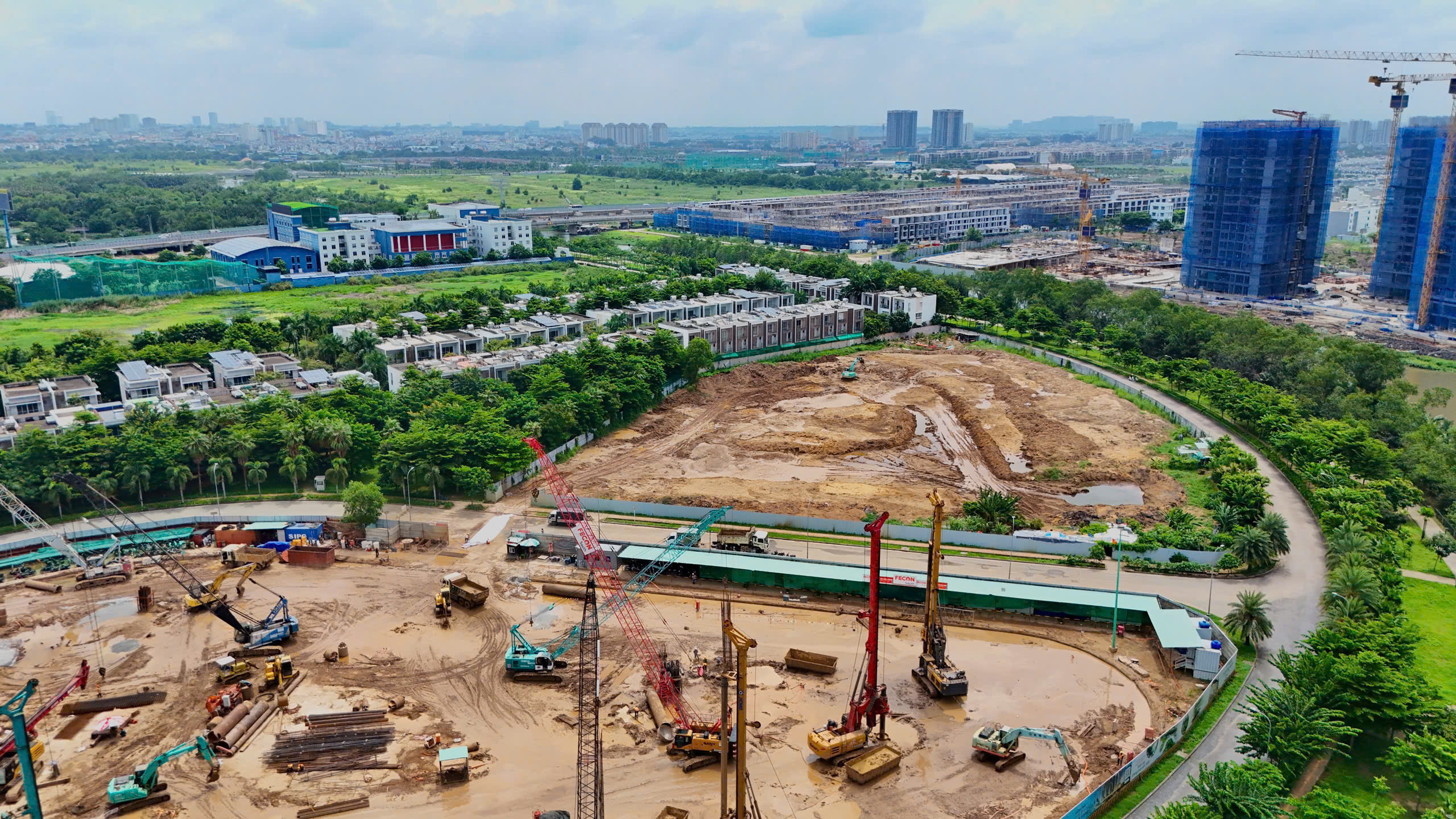 Tiến độ Palm City thực tế 3